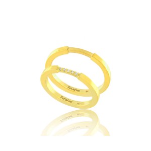 Βέρες γάμου FaCad'oro WR-114, Ζευγάρι .